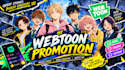 webtoon promotion, tapas comic promotion or webnovel
