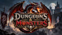 design professional black dragon logo dungeons and monster or illustration