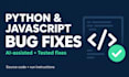 fix a small python or javascript bug