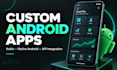 develop a custom android app in kotlin