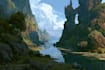 do fantasy landscape illustrations