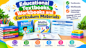 create kids workbook, worksheet, textbook, and educational resources