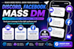 do mass dm, discord, telegram, twitter mass dm