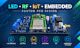 design led drivers, led pcb, rf pcb, antenna, iot and embedded systems