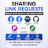 sharing link requests fb USA, UK onlyfans subs github fanvue clickbank affiliate