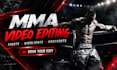 create viral MMA fight highlights and cinematic combat edit