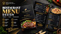 design a professional restaurant food menu