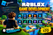 create a custom roblox game with luau scripting
