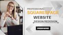 squarespace website build, squarespace website, website development, squarespace