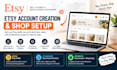create and setup your etsy seller account