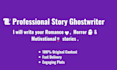 be your creative story ghostwriter