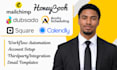 setup honeybook crm dubsado square calendly acuity scheduling mailchimp