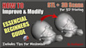 fix, repair and modify stl files for 3d printing