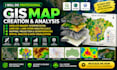 gis map creation satellite imagery interpretation land use land cover analysis
