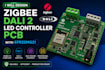 design zigbee dali 2 led controller pcb with efr32mg21