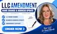 amend your llc name and update your business address