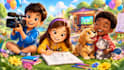 create 3d ai cartoon video animation for youtube
