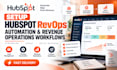 setup hubspot revops automation and revenue operations workflows