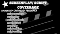 do script coverage screenplay analysis, script writing, movie script, screenplay