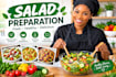teach you how to prepare salad
