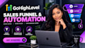 build gohighlevel sales funnel and automation