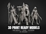 create custom 3d printable characters, figures and miniatures