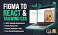 convert figma to react or tailwind CSS with responsive code