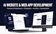 build a custom ai website or web app
