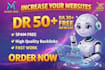 increase domain rating dr 50 plus on ahrefs