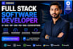 full stack developer, ai saas app, web app, crm, pos, wms, erp, flutter app, mvp