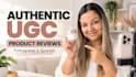 create an authentic ugc product review or testimonial video