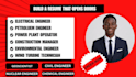 write an ats friendly energy industry resume