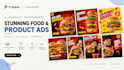 create ai food photography ads that convert