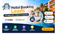 generate hotel booking leads, with make com, gohighlevel automation