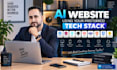 build your ai website using your preferred tech stack