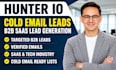 setup hunter io email finder cold outreach verified email b2b lead generation