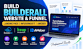 build builderall website funnel infusionsoft setup landing page aweber