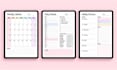 etsy digital planner, seo journal, etsy didgital product hyperlinked planner KDP