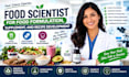 food scientist for food formulation, supplement, and recipe development