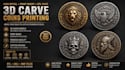 3d printing model sculpting and bas relief