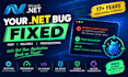 fix asp net core mvc bugs, API errors and issues fast