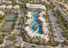 design 3d township masterplan large scale residential development aerial render