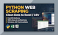 build a python script to scrape website data to excel or csv