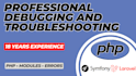 fix bugs and errors in your PHP application