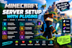 setup a professional minecraft server with plugins