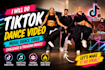 do tiktok dance video, challenge and trending moves