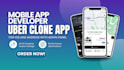 build a custom uber clone app for IOS and android with admin panel
