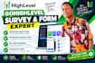 set up gohighlevel surveys, forms, pipeline and workflow automation