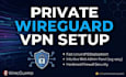 set up a secure wireguard vpn server with web admin panel on your linux v