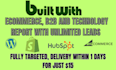 do lead generation, ecommerce and business leads with builtwith pro